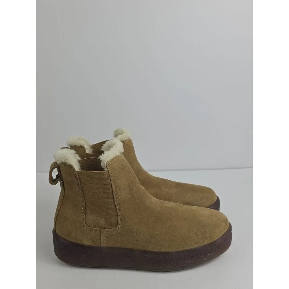 Madewell The Toasty Suede Leather Women's Booties Size 9